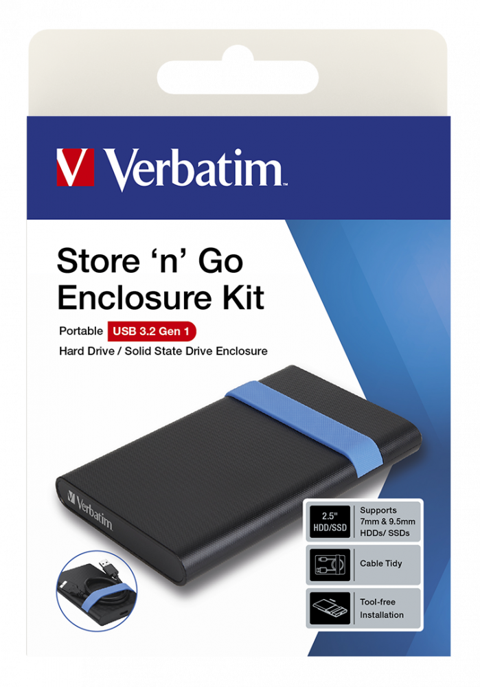 Kit de carcasa Store 'n' Go de 2,5'' USB 3.2 Gen 1
